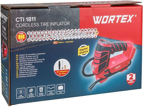 Компрессор Wortex CTI 1811 ALL1 SOLO 1325446 (с 1-им АКБ)