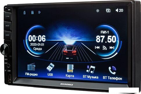 USB-магнитола Soundmax SM-CCR4705M