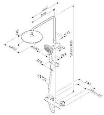 Душевая система AM.PM ShowerSpot F0780464
