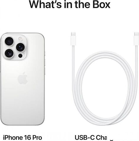 Смартфон Apple iPhone 16 Pro 1TB (белый титан)