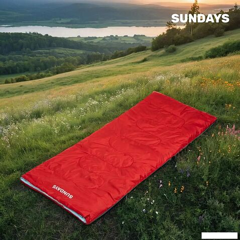 Спальный мешок Sundays ZC-SB001 (2шт, красный)