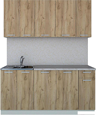 Кухня Интерлиния Мила Лайт 1.7-60 (дуб золотой)