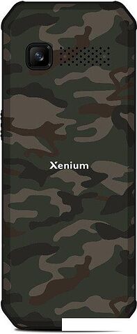Кнопочный телефон Xenium X300 (зеленый камуфляж)