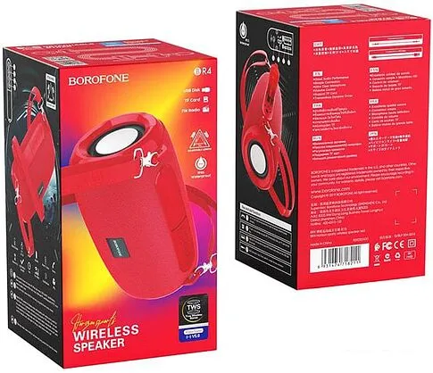 Беспроводная колонка Borofone BR4 (красный)