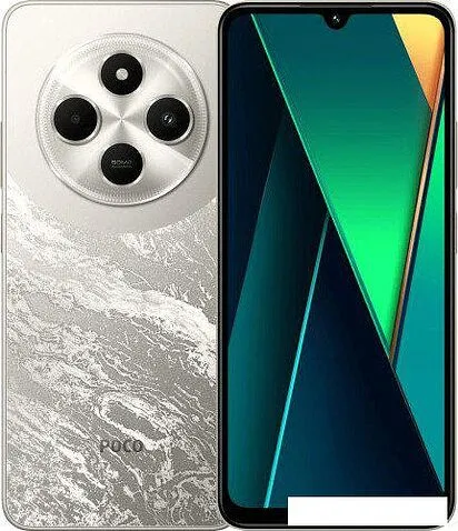 Смартфон POCO C75 6GB/128GB международная версия (серебристый)