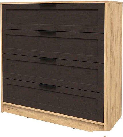 Комод Интерлиния Концепт Тренд КТ-К100 (дуб золотой/дуб английский)