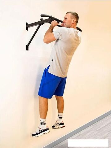 Турник Absolute Champion треххватный к стене Maх (черный)