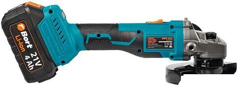 Угловая шлифмашина Bort BWS-21LI (с 2-мя АКБ, кейс)