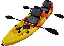Байдарка BarrakuDA SOT385 (желтый/красный)