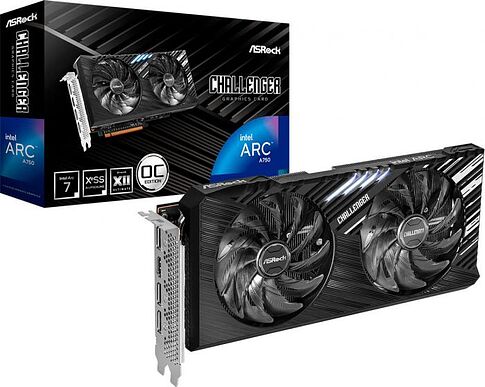 Видеокарта ASRock Intel Arc A750 Challenger SE 8GB OC A750 CL SE 8GO