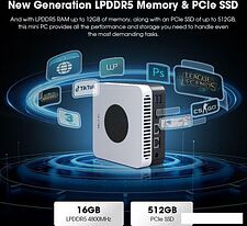 Компактный компьютер Chuwi Larkbox X Intel N100 12+512