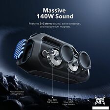 Беспроводная колонка Anker Soundcore Boom 2 Plus (черный) Беспроводная колонка Anker Soundcore Boom 2 Plus (черный)