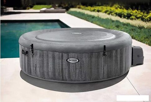 Надувной бассейн Intex Bubble Massage Deluxe 28442 (216x71) с джакузи