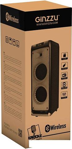 Колонка для вечеринок Ginzzu GM-205