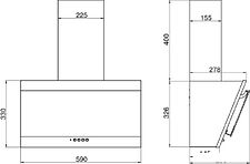 Кухонная вытяжка Elikor Титан 50П-430-К3Д (белый)