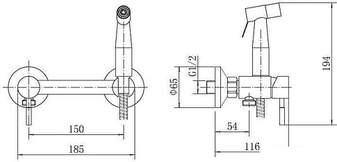 Гигиенический душ Fashun A57503