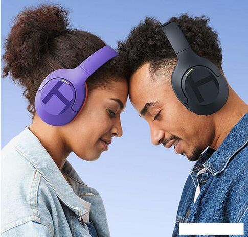 Наушники Haylou S35 ANC (фиолетовый/оранжевый)