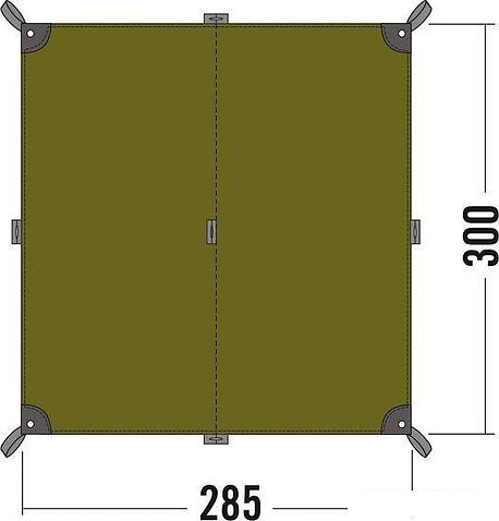 Тент Tatonka Tarp 2 (светло-оливковый)
