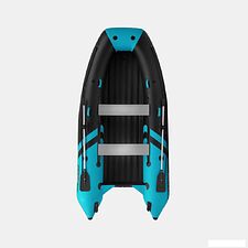 Моторно-гребная лодка Gladiator E350PRO (черный/бирюзовый) Моторно-гребная лодка Gladiator E350PRO (черный/бирюзовый)