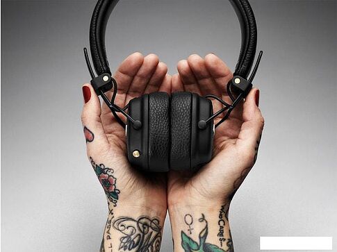 Наушники с микрофоном Marshall Major III Bluetooth (черный)