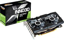 Видеокарта Inno3D GeForce GTX 1660 Ti Twin X2 6GB GDDR6 N166T2-06D6-1710VA15 Видеокарта Inno3D GeForce GTX 1660 Ti Twin X2 6GB GDDR6 N166T2-06D6-1710VA15
