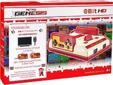 Игровая приставка Retro Genesis 8 Bit HD (2 геймпада, 300 игр)