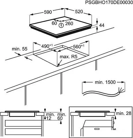 Варочная панель Electrolux EIV644