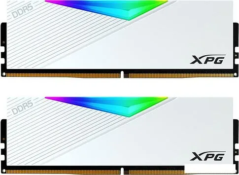 Оперативная память ADATA XPG Lancer RGB 2x16ГБ DDR5 6800 МГц AX5U6800C3416G-DCLARWH