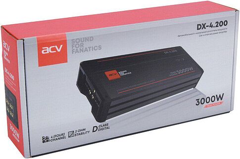 Автомобильный усилитель ACV DX-4.200 v2
