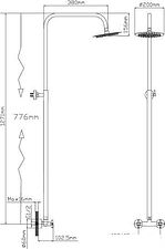 Душевая система  Potato P34357S