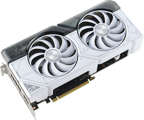 Видеокарта ASUS Dual GeForce RTX 4070 Super White OC Edition 12GB GDDR6X DUAL-RTX4070S-O12G-WHITE