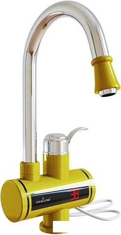 Проточный электрический водонагреватель-кран Mixline WH-003 (золото)