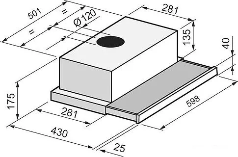 Кухонная вытяжка Zigmund & Shtain K 009.6 B
