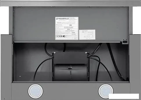 Кухонная вытяжка MAUNFELD VSQ 60 (нержавеющая сталь/белое стекло)