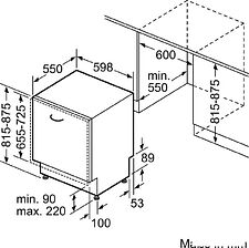 Встраиваемая посудомоечная машина NEFF S157ZB802E