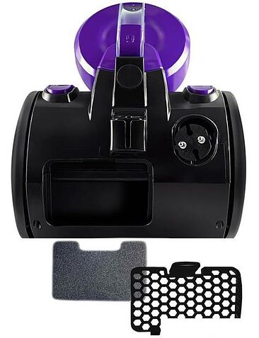 Пылесос Ginzzu VS427 (черный/фиолетовый)