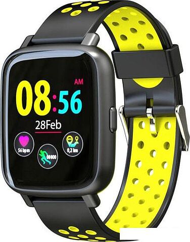 Умные часы JET SW-5 (черный/желтый)