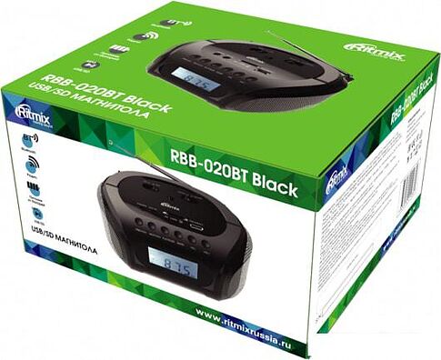 Портативная аудиосистема Ritmix RBB-020BT