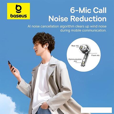 Наушники Baseus Bowie M3 (белый)