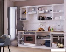 Готовая кухня Мебель-АРС Белла 2.4 м (акация белая)