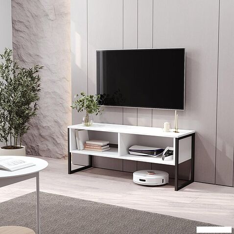 Тумба Mio Tesoro Luna Loft (белый/черный)