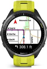 Умные часы Garmin Forerunner 965 (черный/желтый)