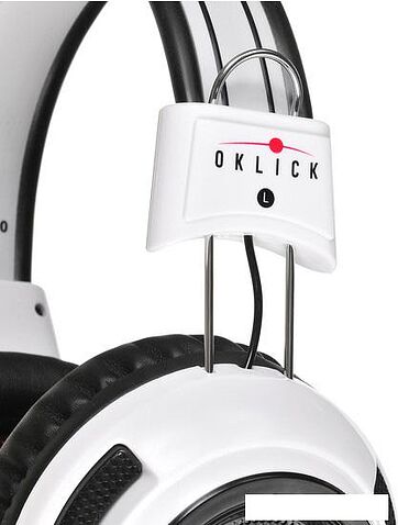 Наушники с микрофоном Oklick HS-G300 Armageddon (белый/черный)