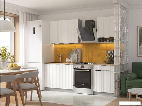 Готовая кухня Arvento АНТА-плюс 1.6м (белый)