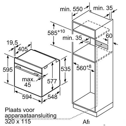 Электрический духовой шкаф Bosch Serie 8 HBG855TC0