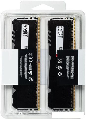 Оперативная память Kingston FURY Beast RGB 2x32GB DDR4 PC4-25600 KF432C16BBAK2/64