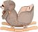 Качалка Pituso Ленивец GS6111 (бежевый)