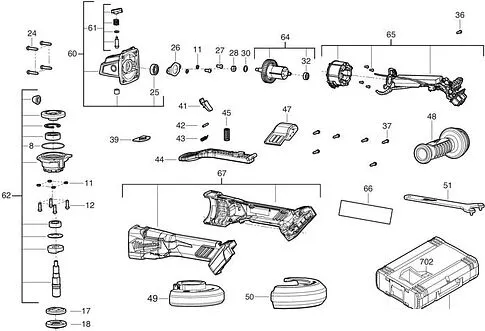 Угловая шлифмашина Milwaukee M18 FSAG125XB-0X Fuel 4933478433 (без АКБ, кейс)