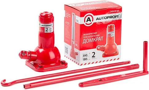 Бутылочный домкрат Autoprofi DVB-20 Mi 2т
