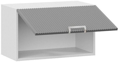 Шкаф напольный Трия Кимберли 1В6Г (белый/титан)